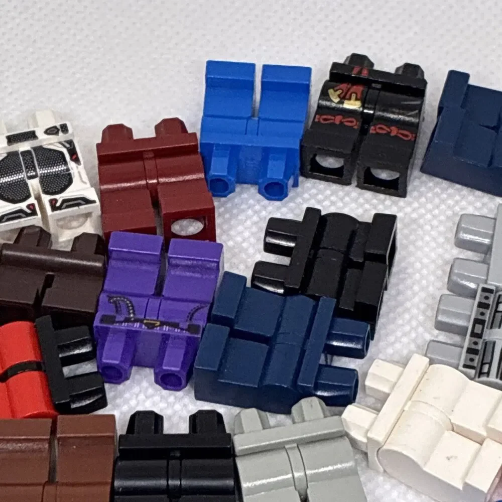 Lego LEGS Minifigure Parts Lot - Legs and Skirts Lot of 62 USED with Wear